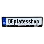 License plate frame – Hyundai Sport