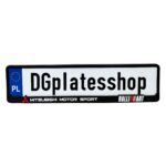 Ramka do tablicy rejestracyjnej – Mitsubishi Motor Sport