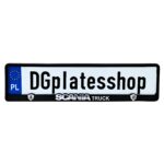 Ramka do tablicy rejestracyjnej – Scania Truck