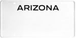 USA license plate Arizona black text