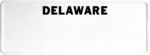 USA license plate Delaware black text