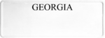 USA license plate Georgia black text
