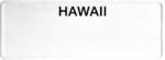 USA license plate Hawaii black text