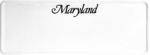 USA license plate Maryland black text