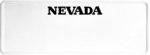 USA license plate Nevada black text