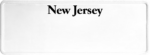 USA license plate New Jersey black text