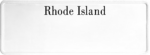 USA license plate Rhode Island black text