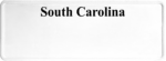 USA license plate South Carolina black text