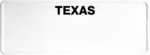 USA license plate Texas black text