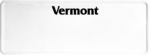 USA license plate Vermont black text