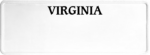 USA license plate Virginia black text