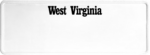 USA license plate West Virginia black text