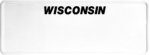 USA license plate West Wisconsin black text