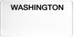 USA license plate Washington black text