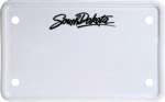 USA license plate South Dakota black text